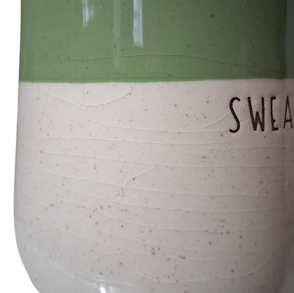 Sweater Weather | Green & Cream | Ceramic Mug - Picture 7 of 7